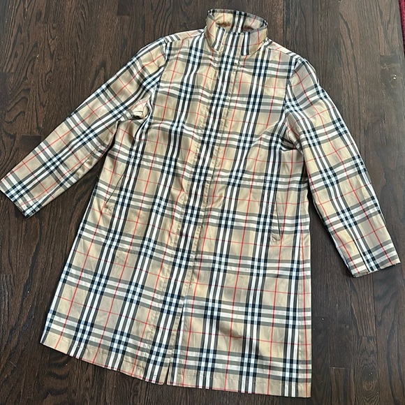 BURBERRY NOVA CHECK TRENCH RAINCOAT - Picture 1 of 4
